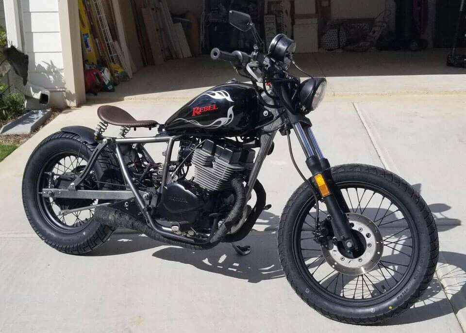 Rebel Bobber Motorcycle