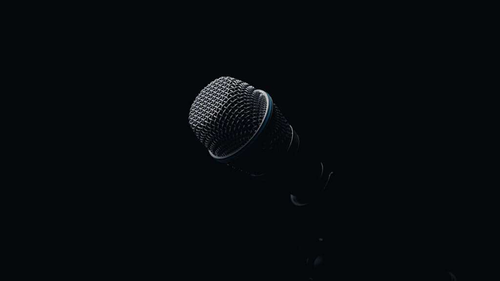 Microphone in the dark