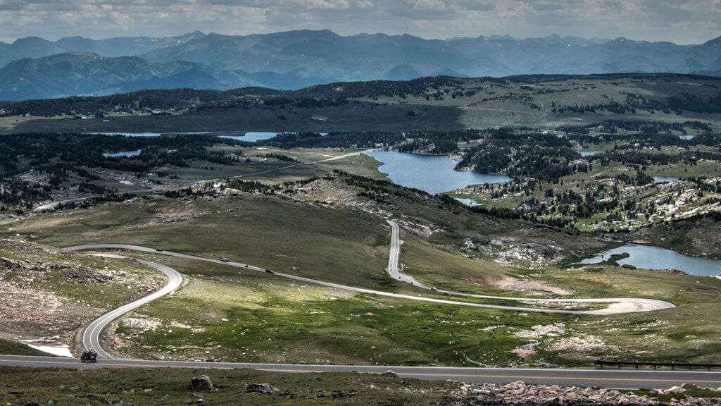 View from the top of the Beartooth Highway