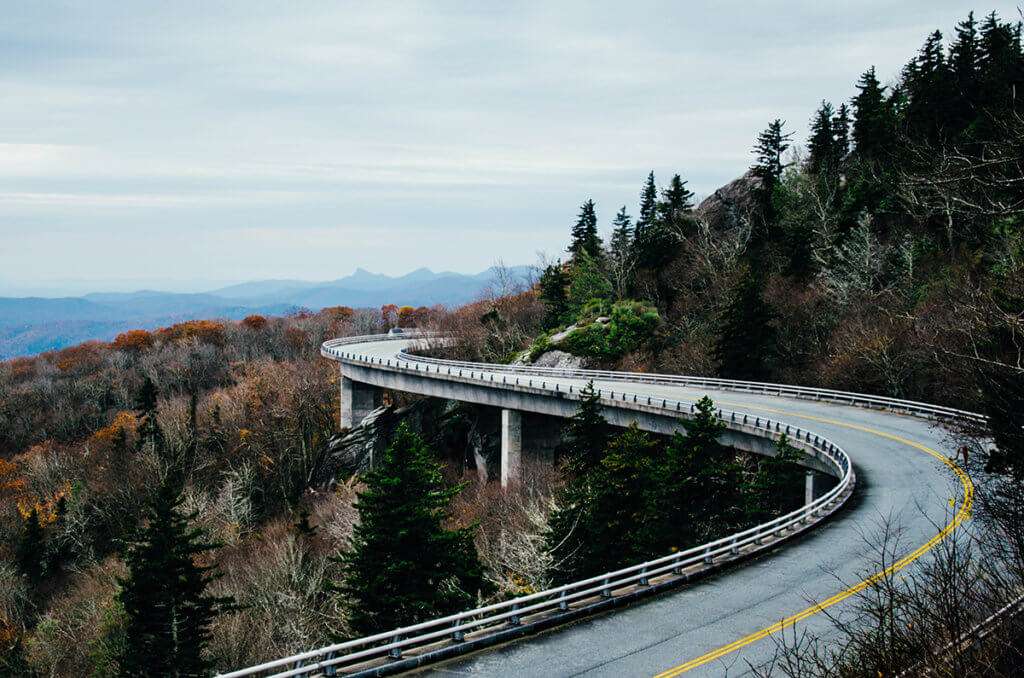 Blue ridge parkway view