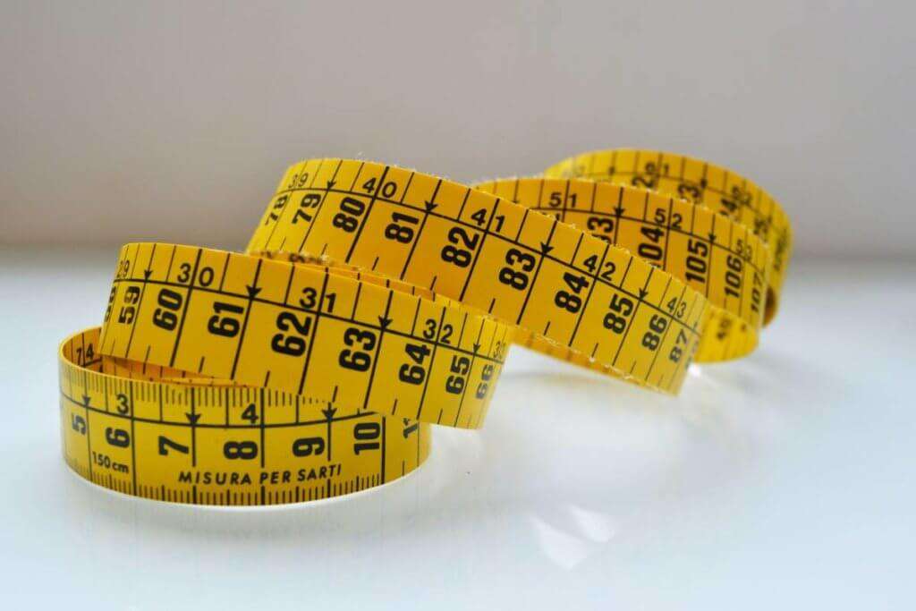 Yellow measuring tape