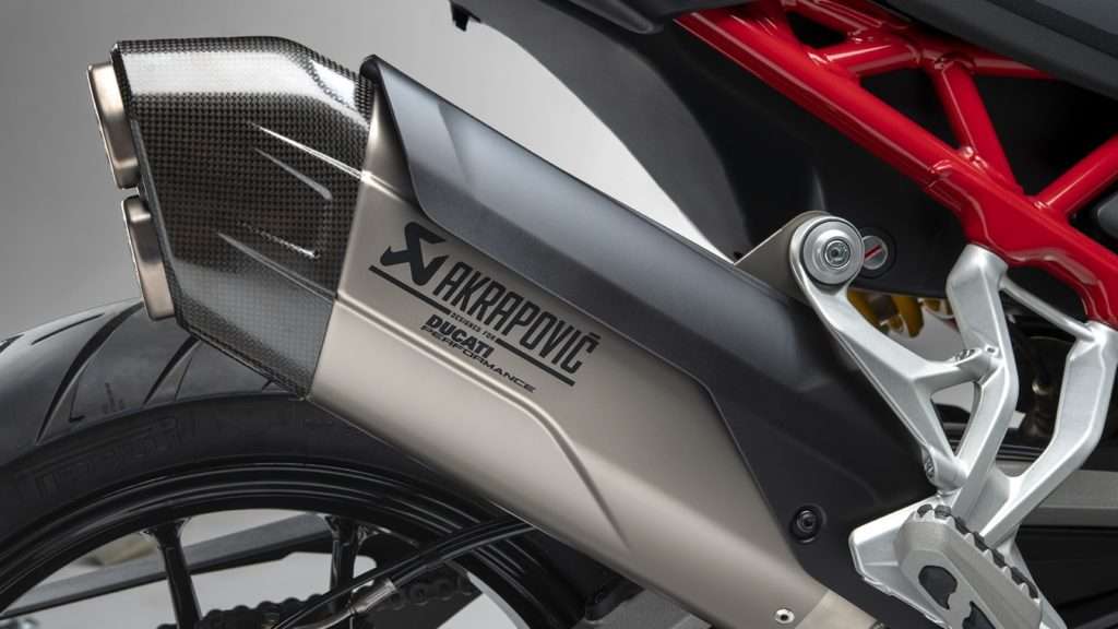 Detail photo of the exhaust