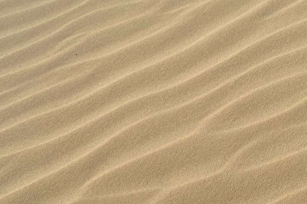 close-up of sand