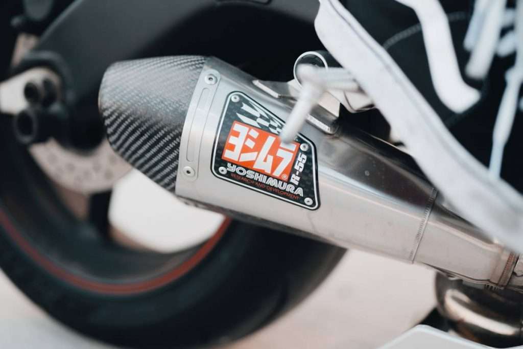 Yoshimura custom motorcycle exhaust